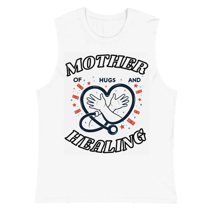 mother of Hugs and healing, Stethoscope Muscle Tank product image (2)