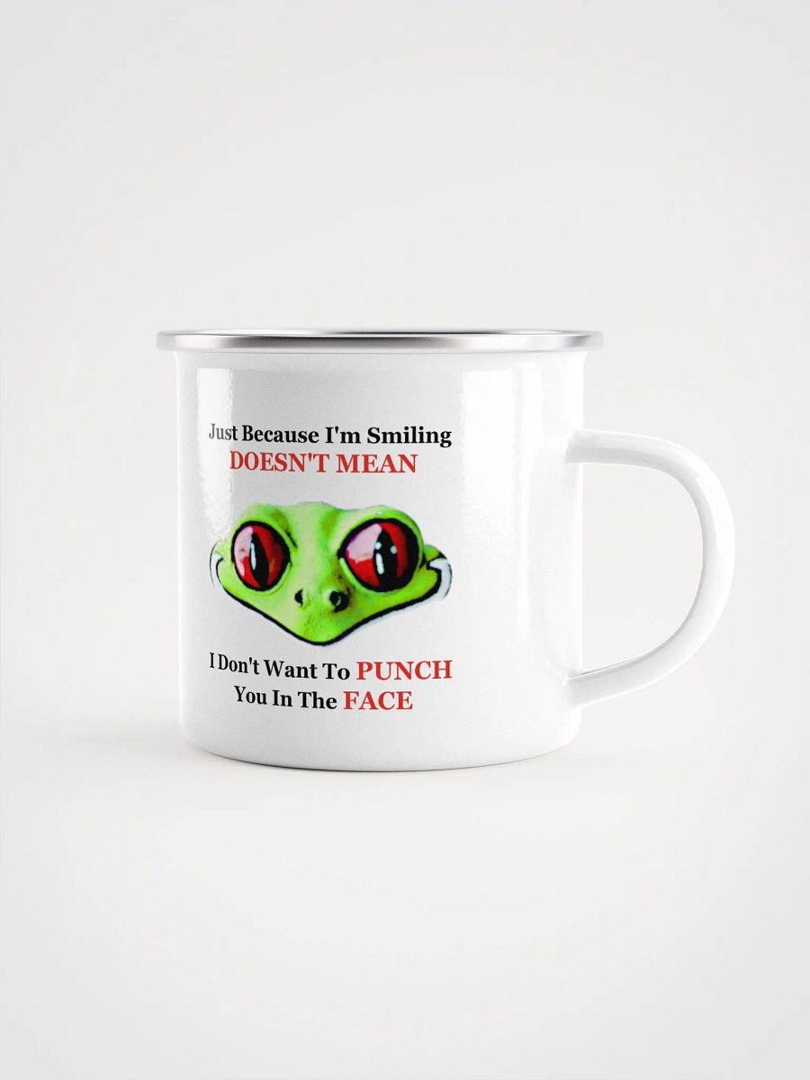 I'm Smiling Enamel Mug product image (1)