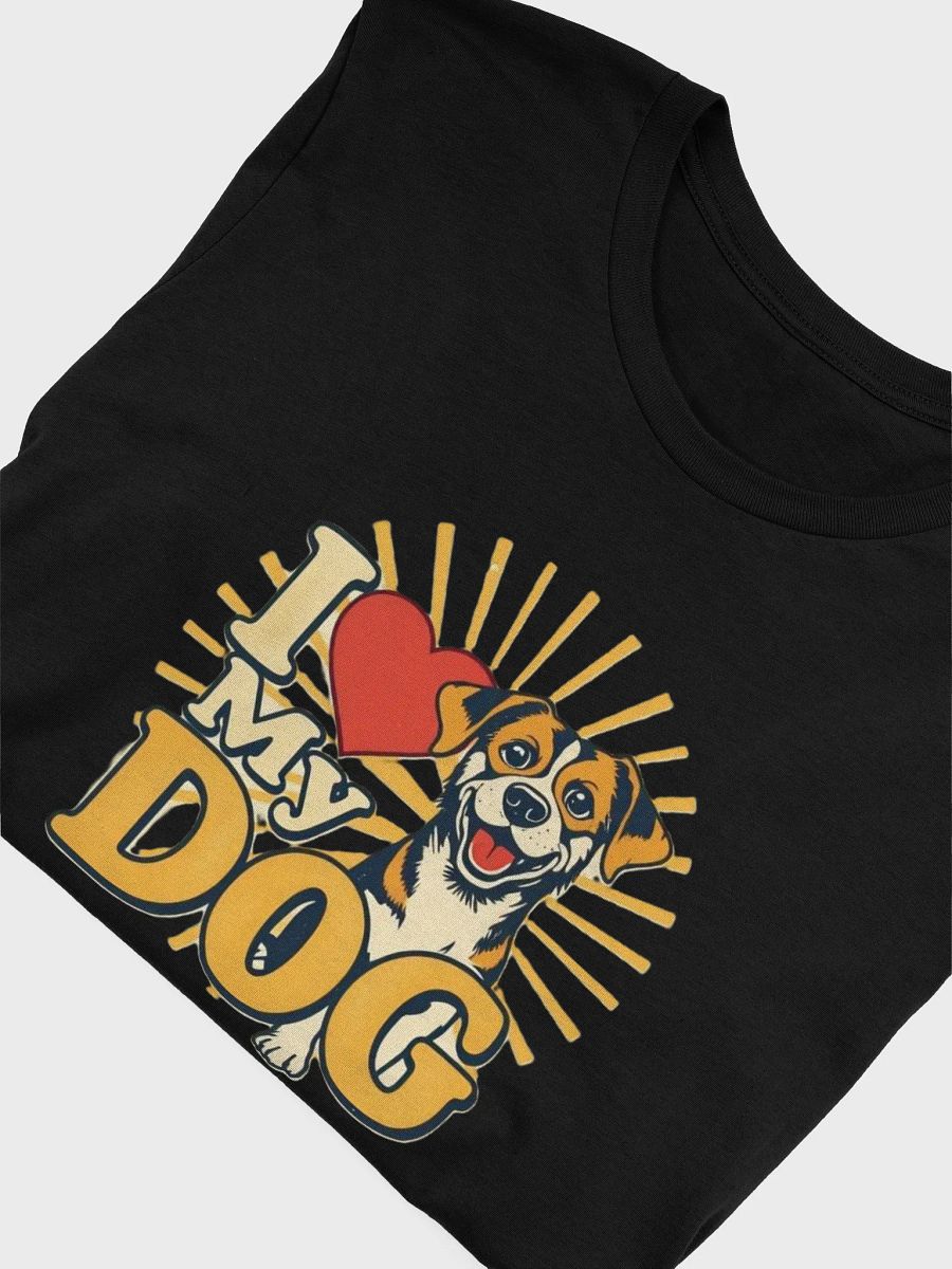 I Love My Dog Design T-Shirt product image (15)