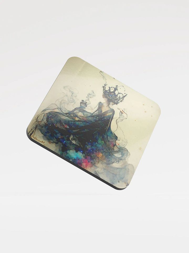 Ethereal Crown Cork Coaster product image (1)