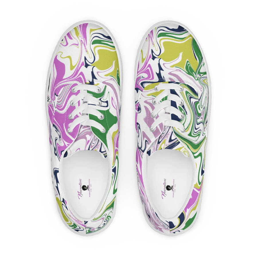 Marbled Dream Women's Lace-Up Canvas product image (3)