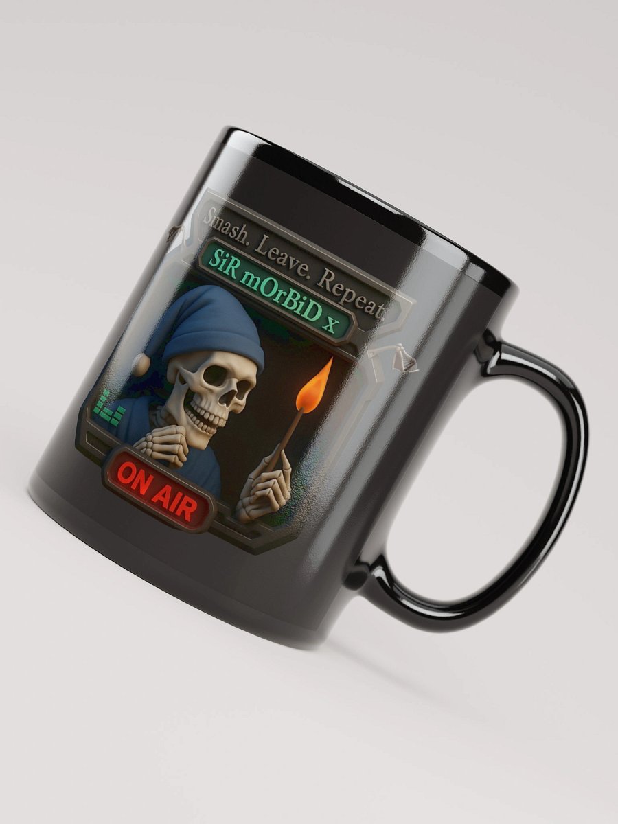 SiR mOrBiD x Black Glossy Mug product image (7)