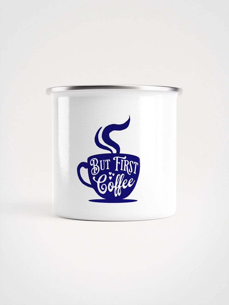 But First Coffee Enamel Mug product image (1)