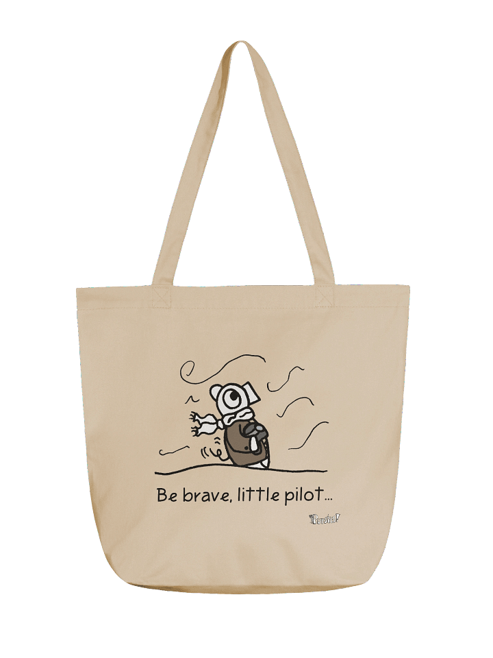 'Be brave, little pilot' Tote Bag - Pupsies! product image (1)