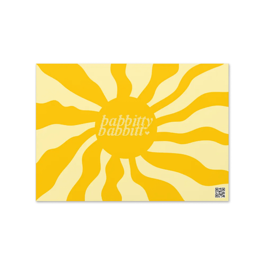 Special Mum sunburst retro landscape greetings card product image (4)