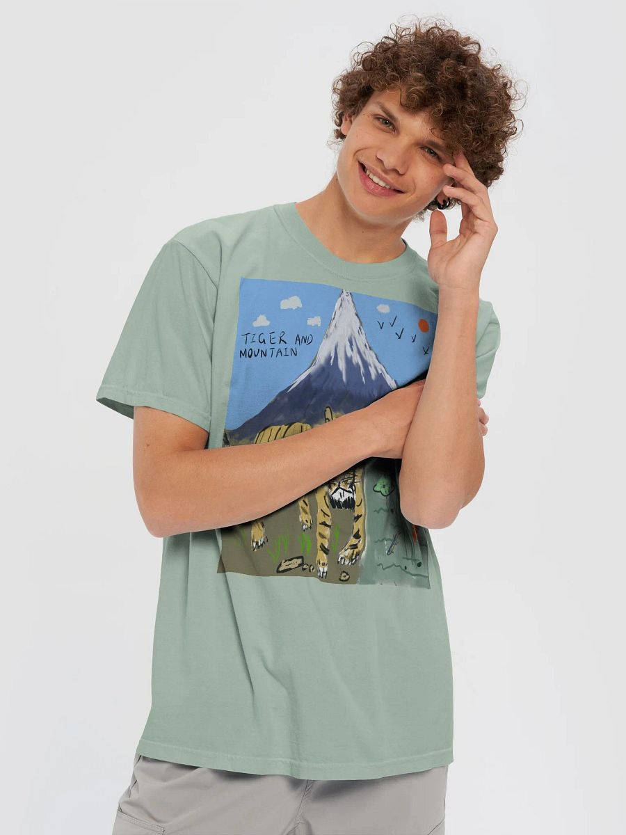 Comfort Colors Garment-Dyed Heavyweight T-Shirt: tiger and mountain product image (56)