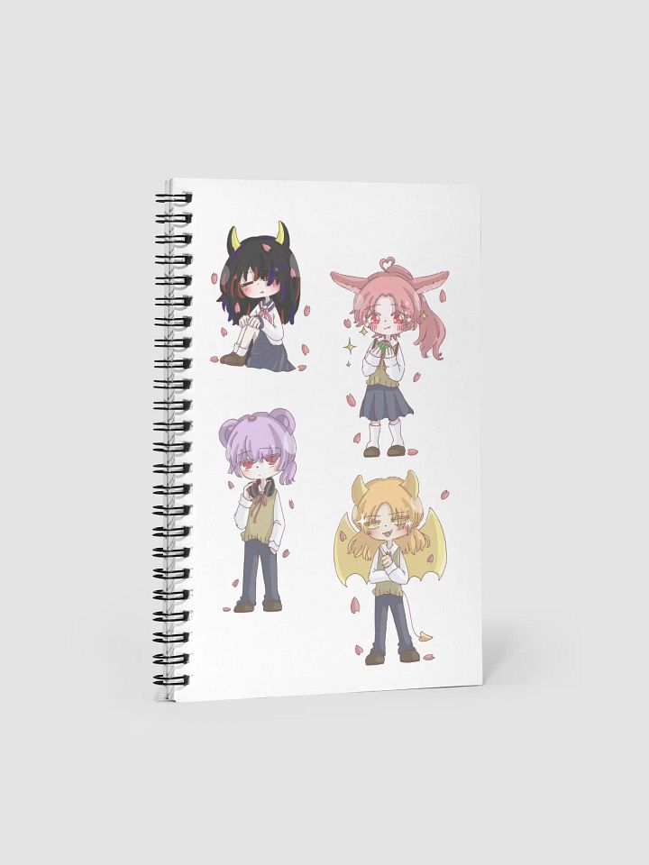 Hungry Demon and Friends Spring Notebook product image (2)