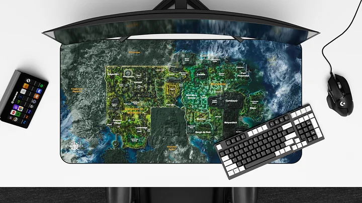 OSRS Misthalin & Morytania Desk Mat product image (2)