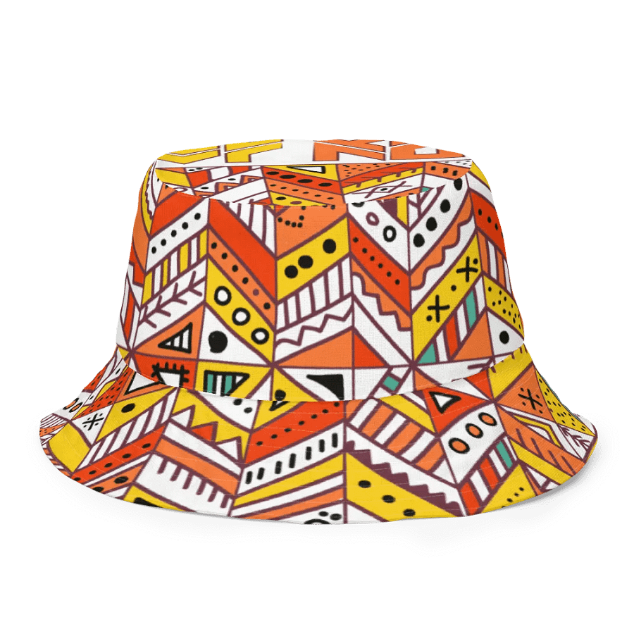 Vibrant Geometric Reversible Bucket Hat product image (1)