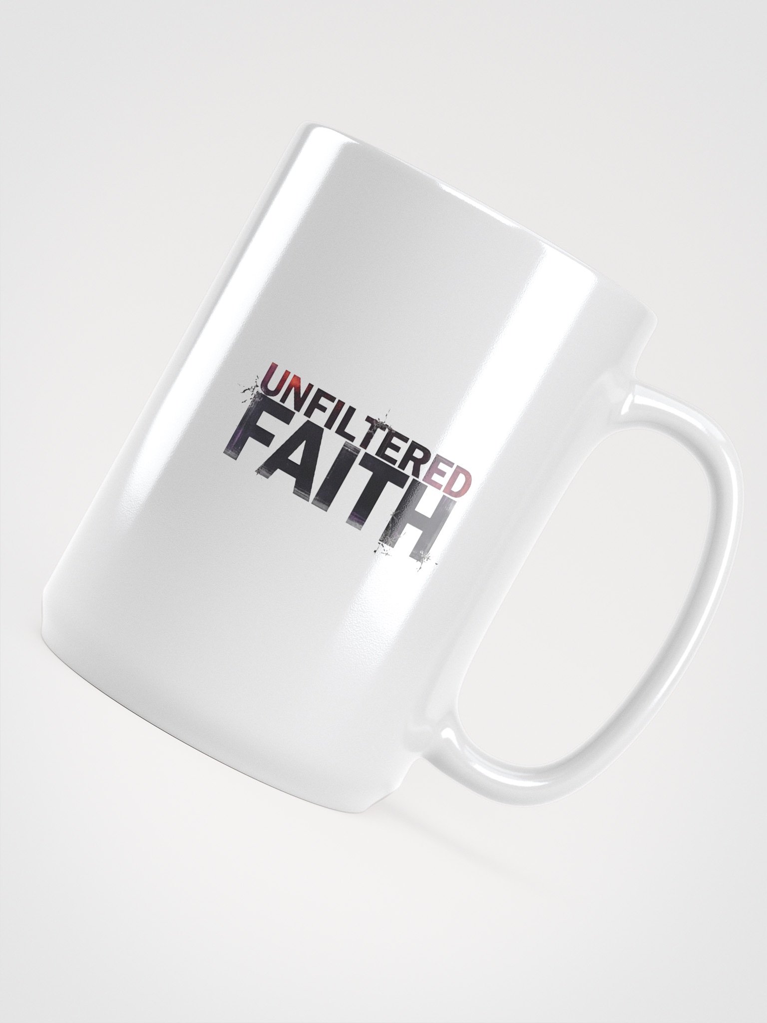 Unfiltered Faith Mug – Sip Bold. Live Unedited. product image (4)