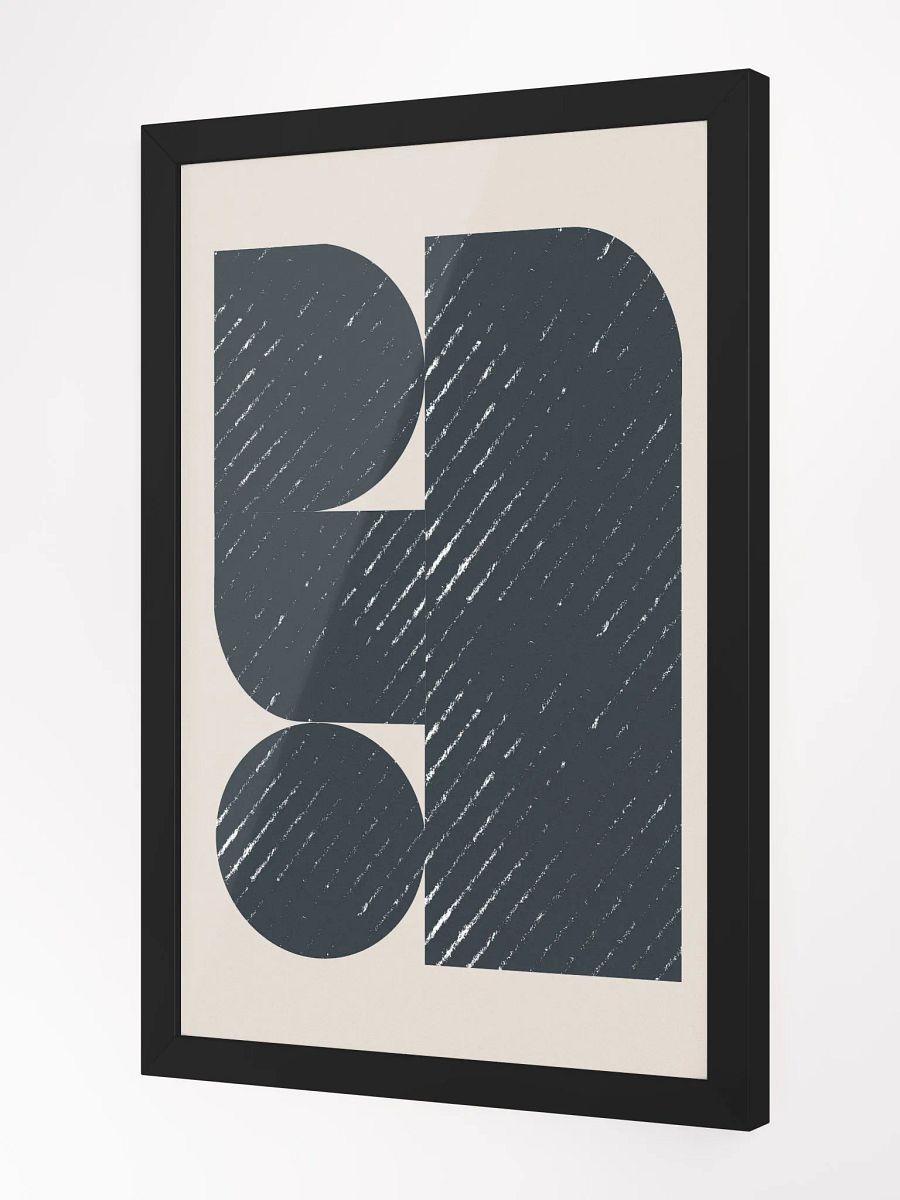 Geometric Harmony Framed Art Print – Modern and Minimalist Home Decor product image (4)