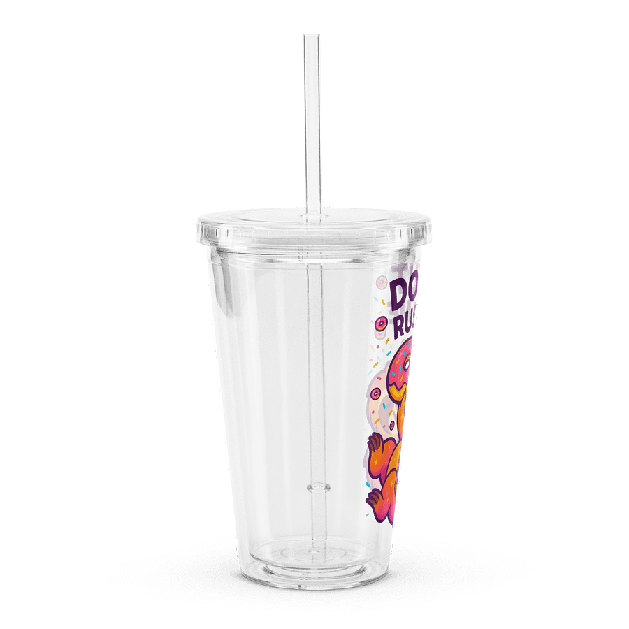 Donut Rush Me – Funny Sloth Tumbler | Sloths Having Snacks Collection product image (3)