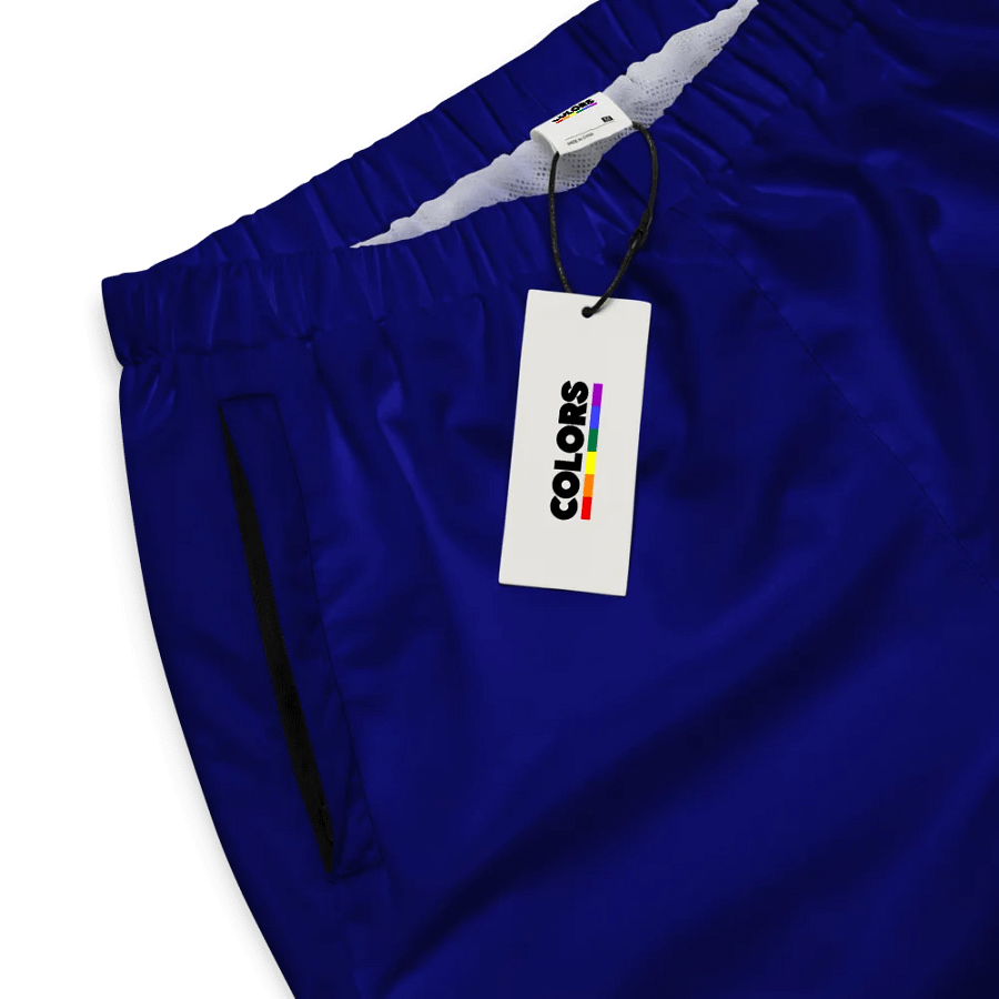 Plain Color Navy Blue Track Pants product image (4)