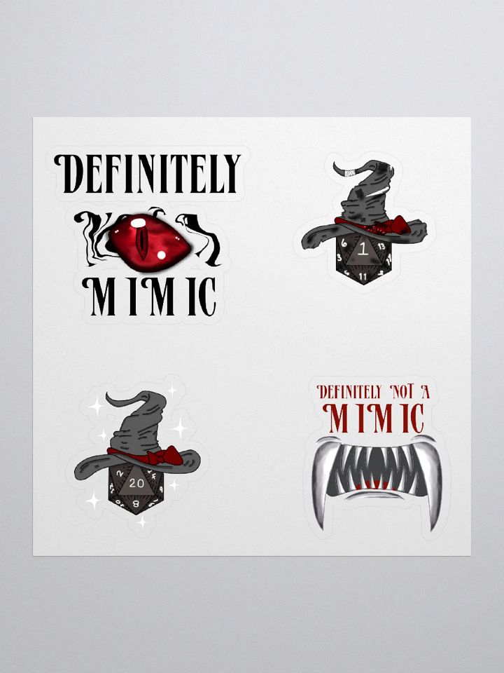 mimic and Dice Stickers product image (1)