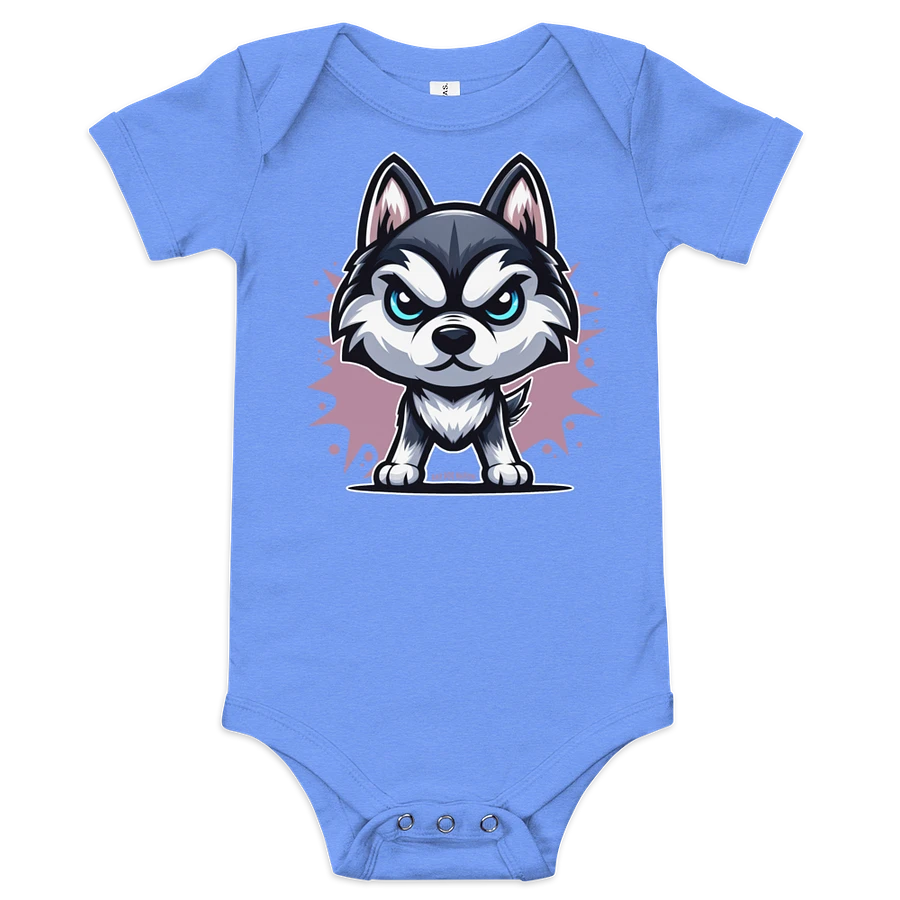Husky Angry Pup - Baby Short Sleeve One Piece product image (7)