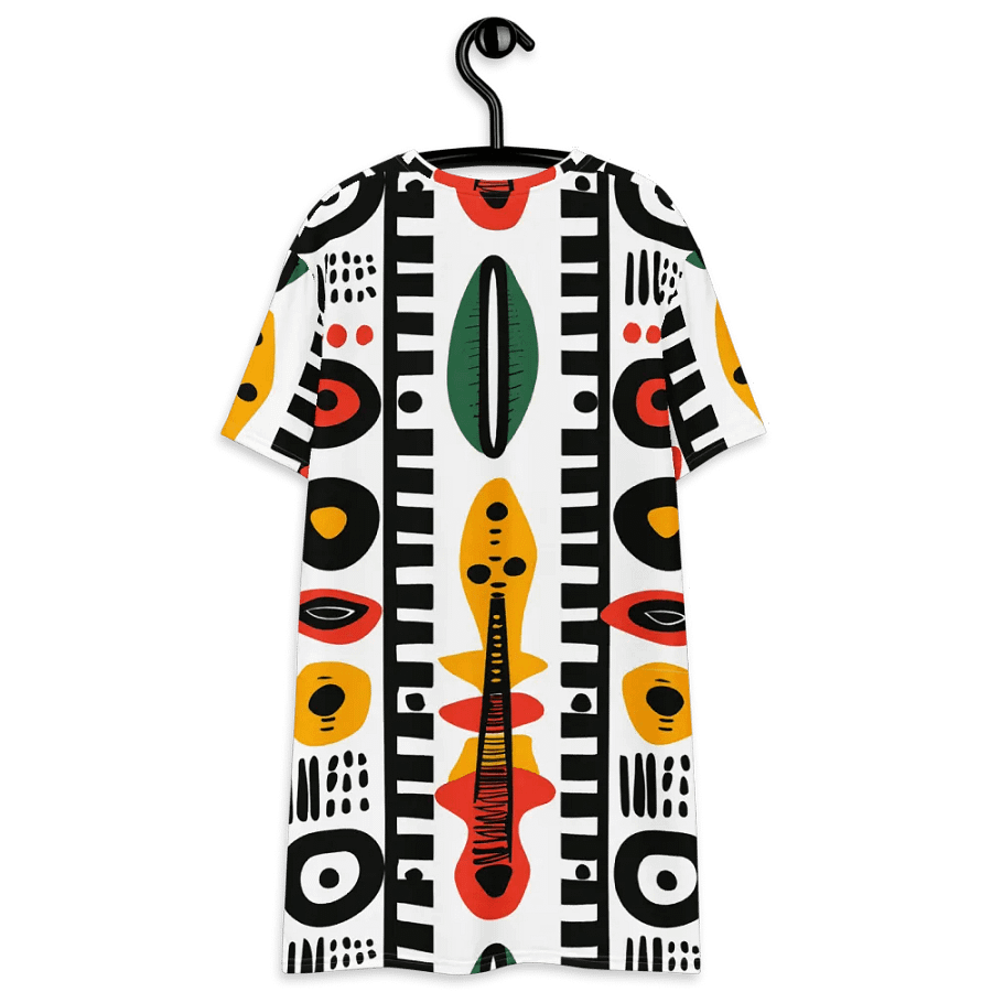 Afrobeat Harmony T-Shirt Dress product image (10)