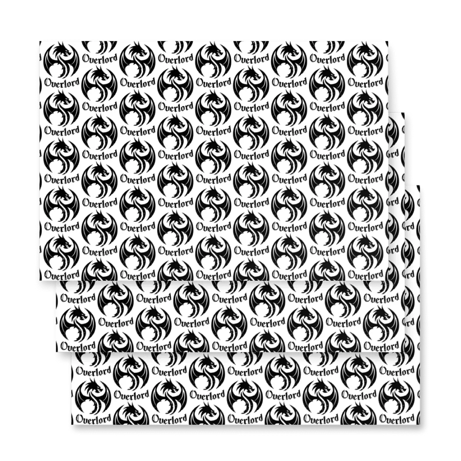 Overlord Wrapping Paper (Black) product image (4)