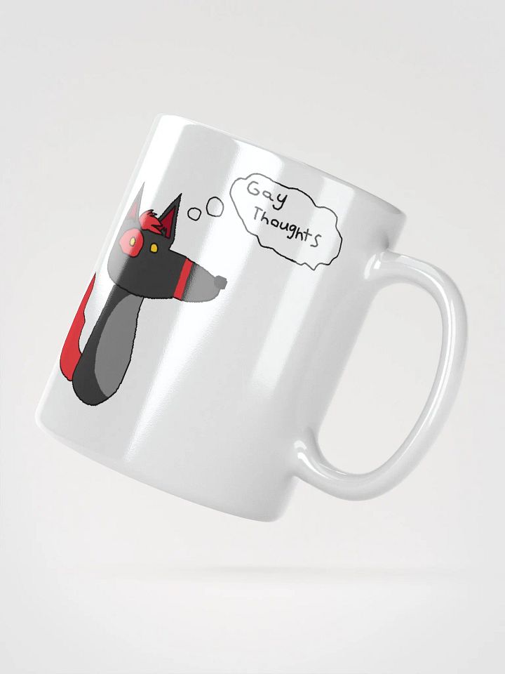 Gay Thoughts White Glossy Mug product image (4)