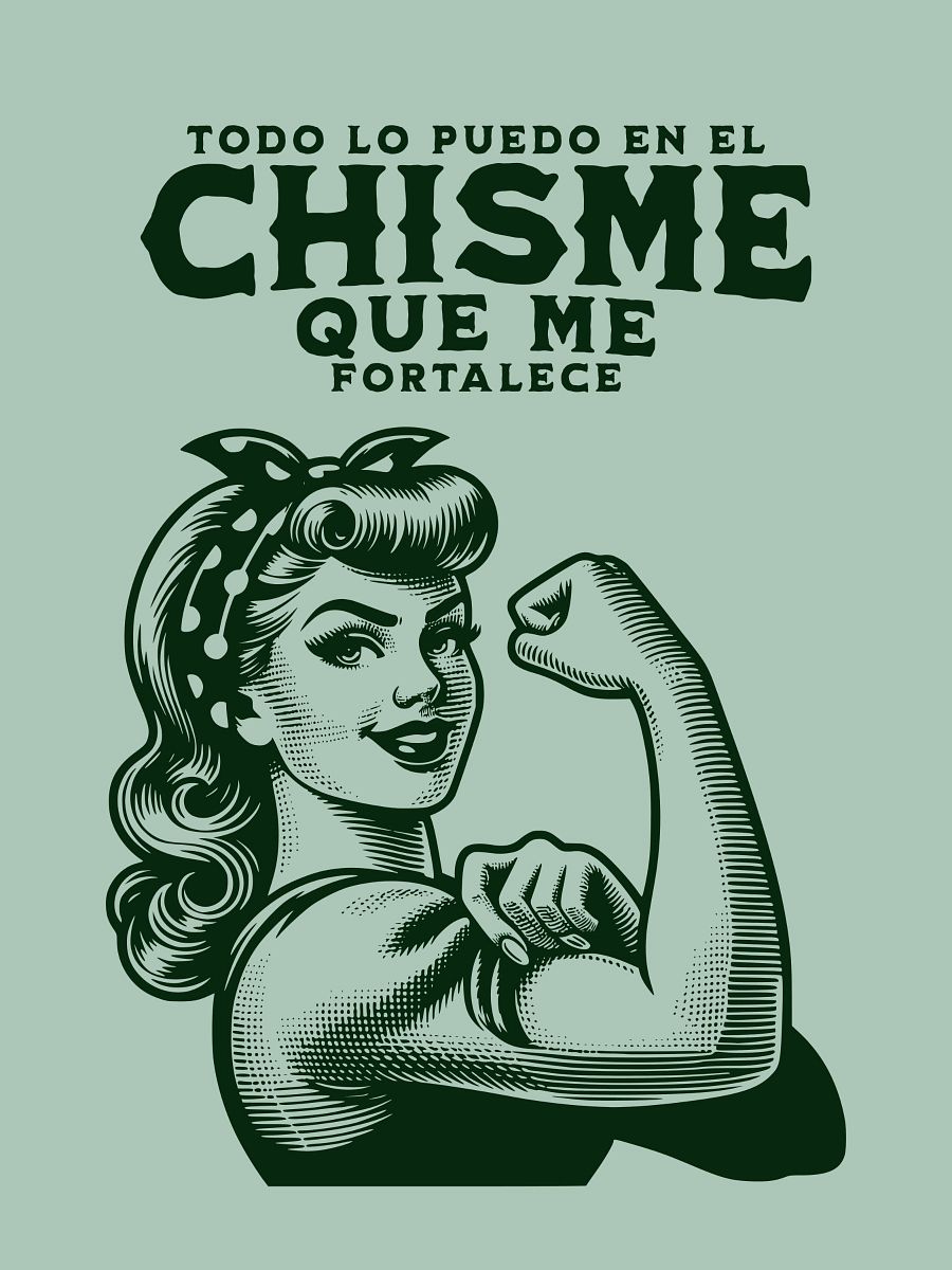 Todo Lo Puedo en el Chisme Que Me Fortalece Camiseta Unisex product image (1)