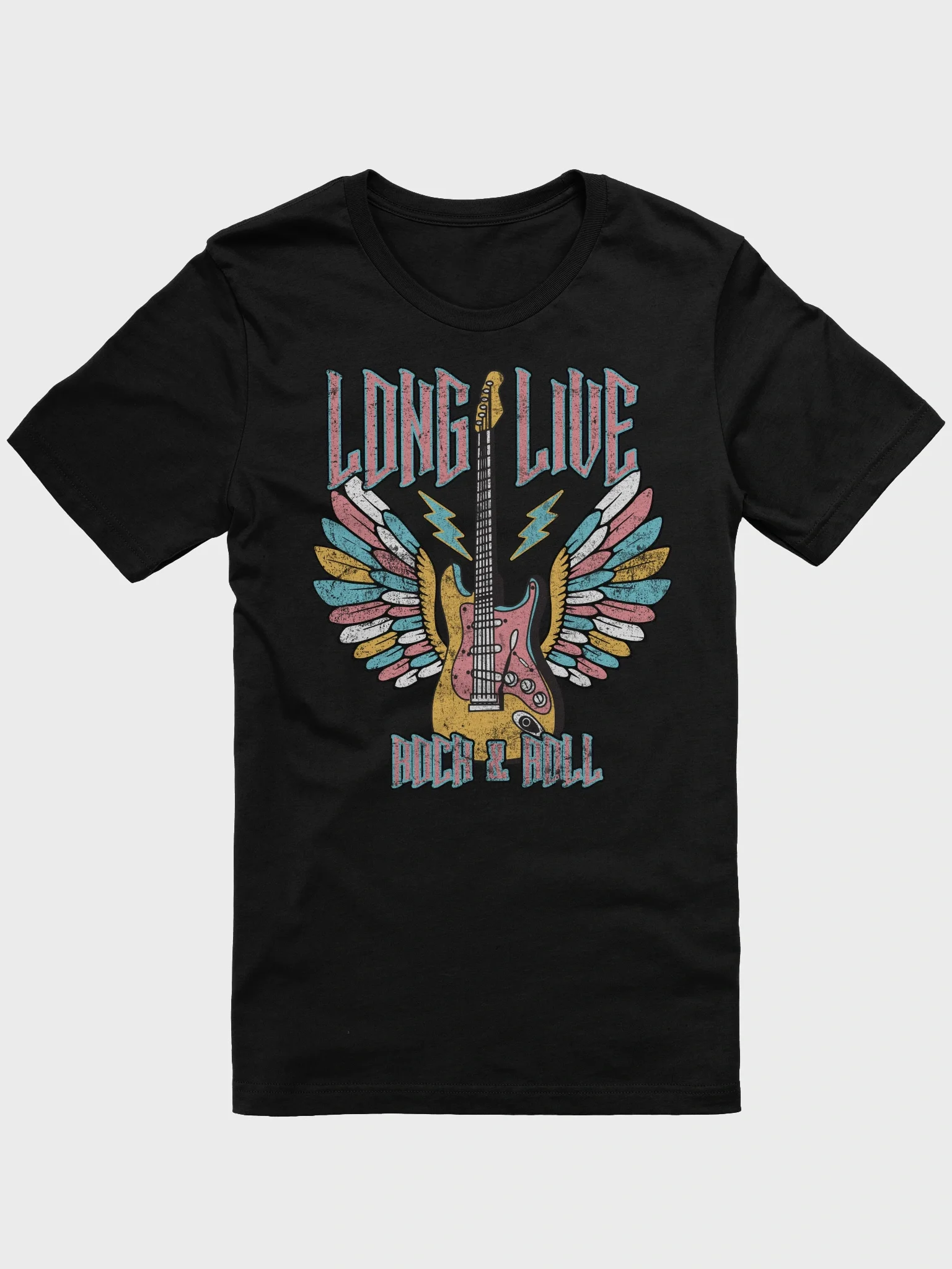 Winged Guitar Rock & Roll Tee product image (7)
