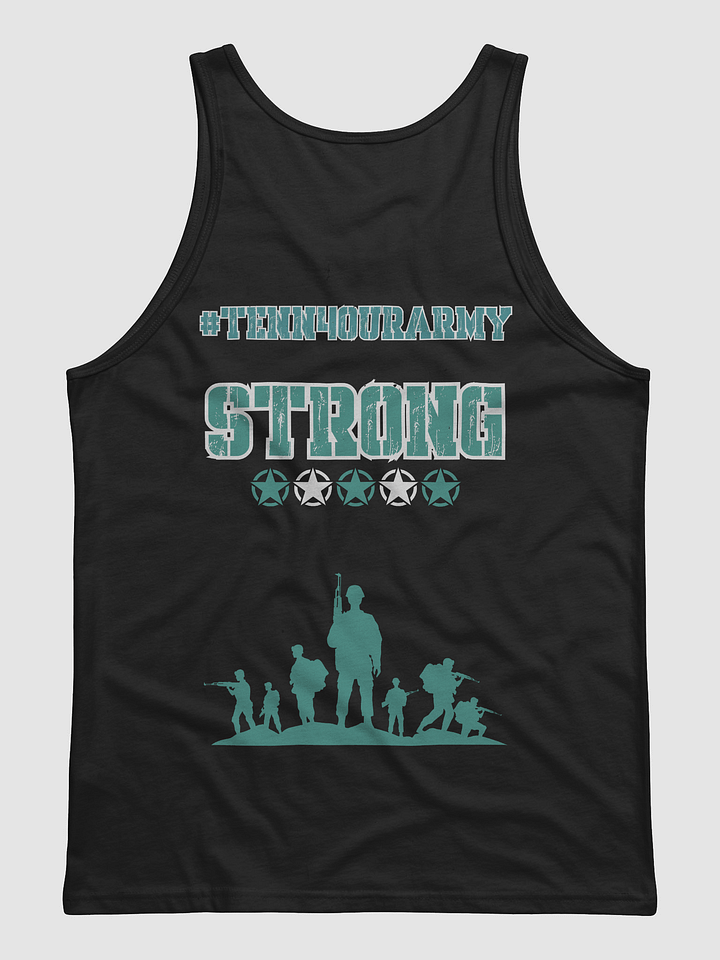 #TeNN4OURARMY Tank - Teal & White product image (5)