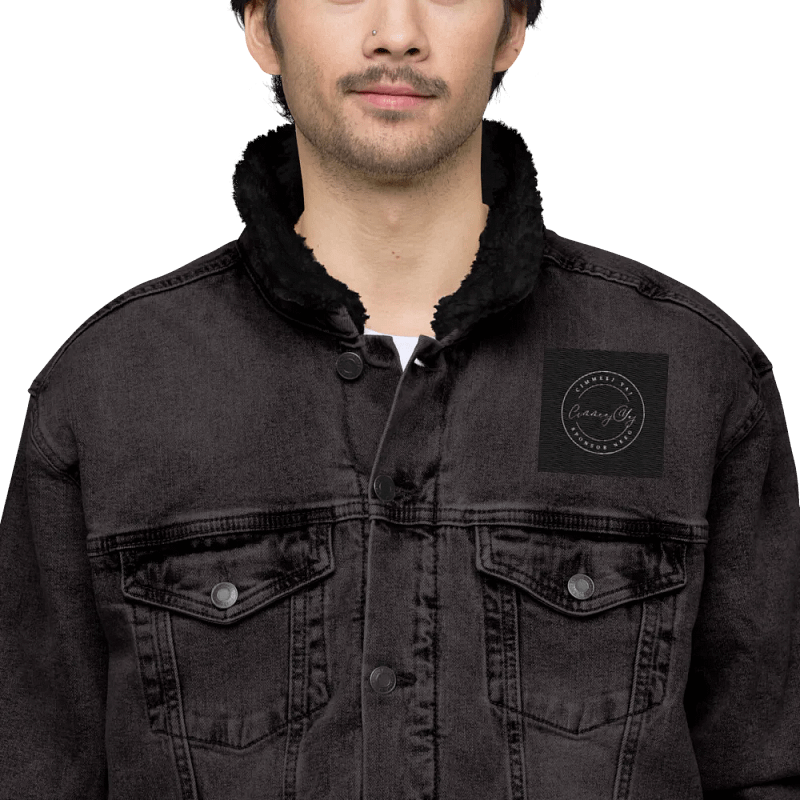 Reflective Seal Unisex Denim Jacket (CimmeejYaj)