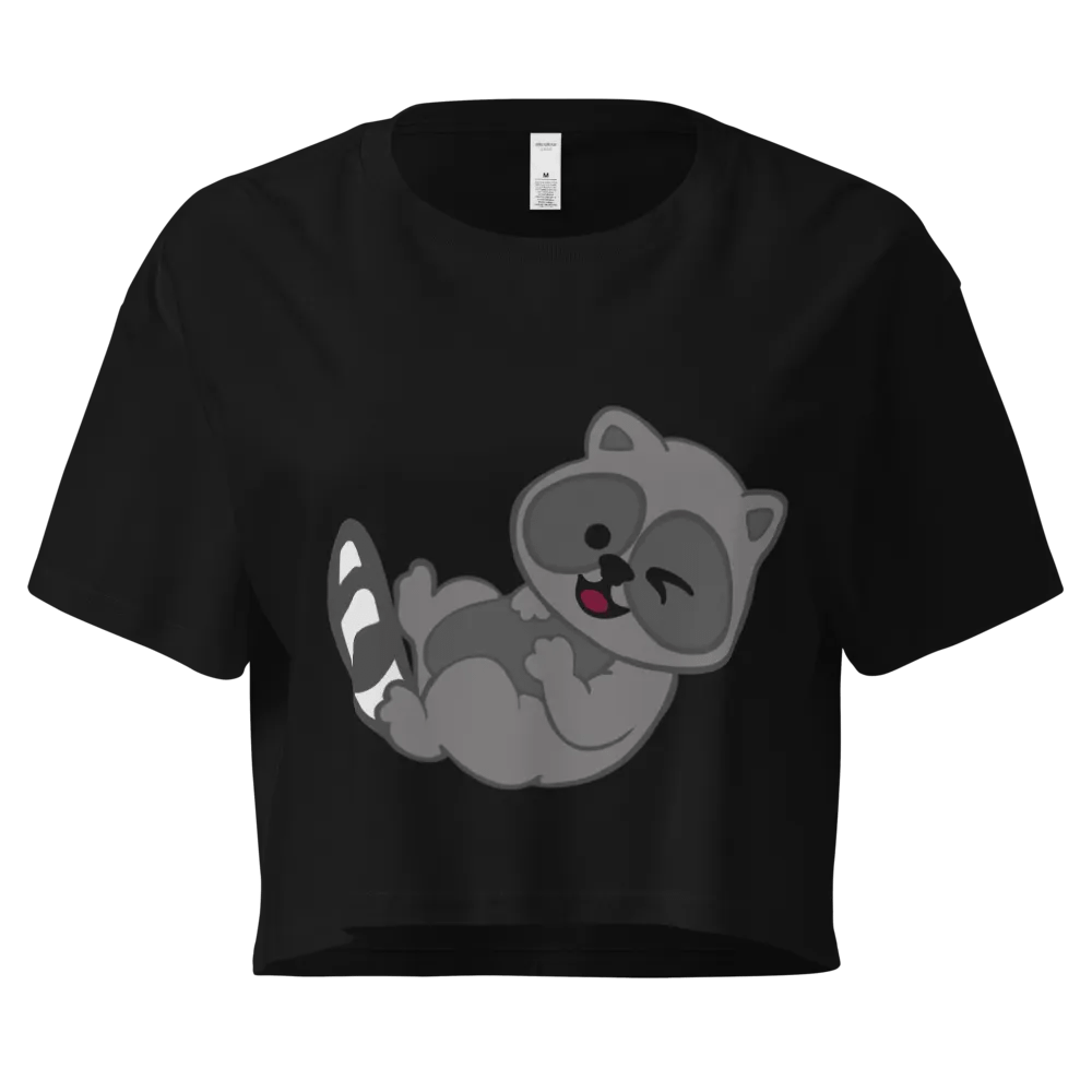foreheadkisses4thehomies raccoon crop top product image (1)