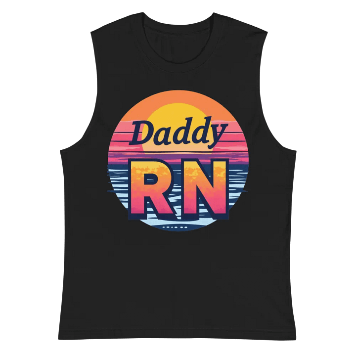 Sunset Daddy RN Muscle Tank product image (3)