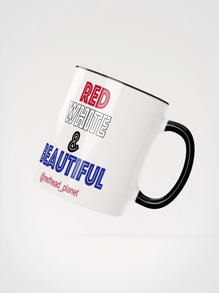 RED WHITE & BEAUTIFUL MUG product image (2)