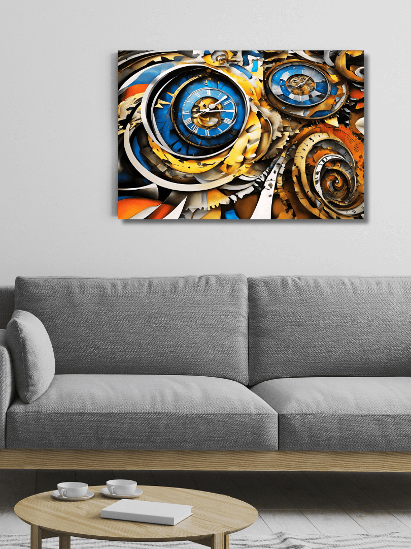 Time Confusion-15 | Canvas Artistic Wall Painting product image (3)