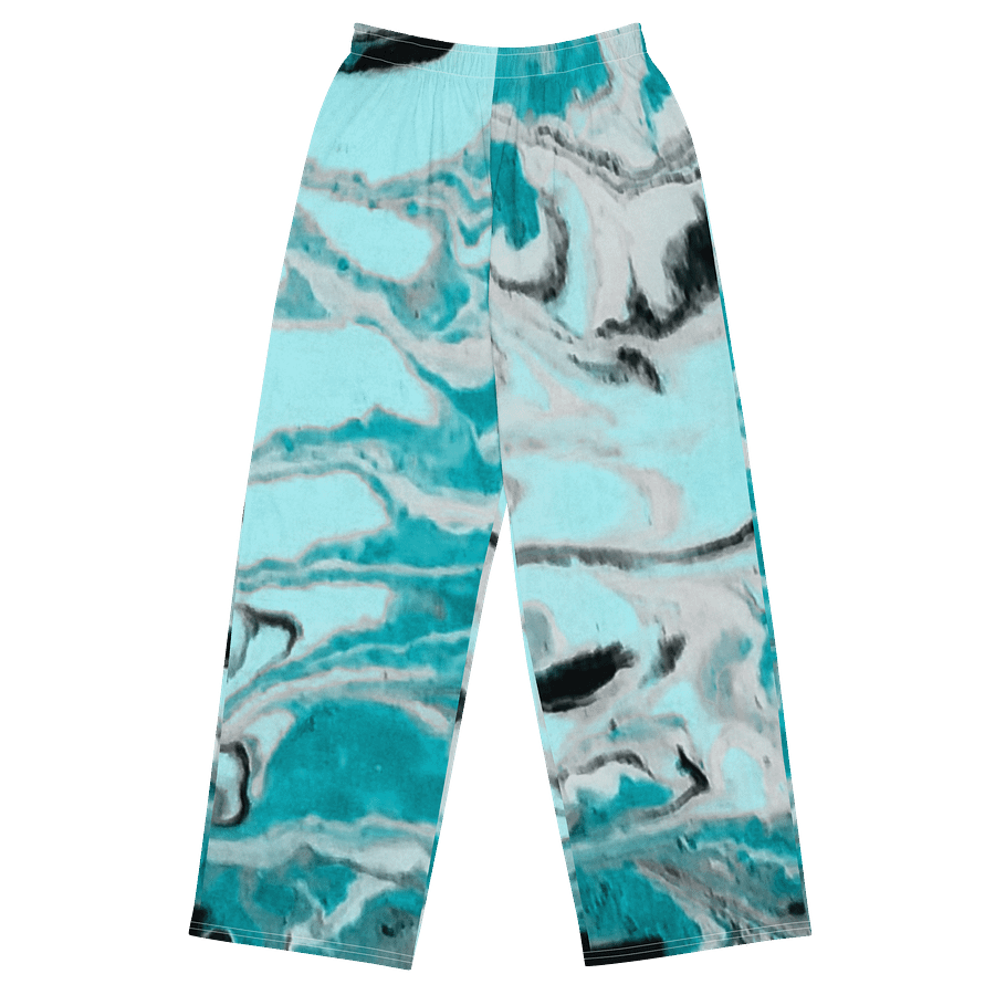Fluid Turquoise Art Pants product image (1)
