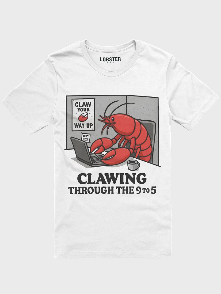 Office Lobster T-Shirt | Funny Work-from-Desk Tee product image (1)
