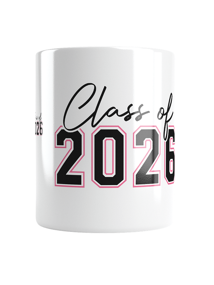 Class of 2026 Mug – Pink Outline Edition product image (1)