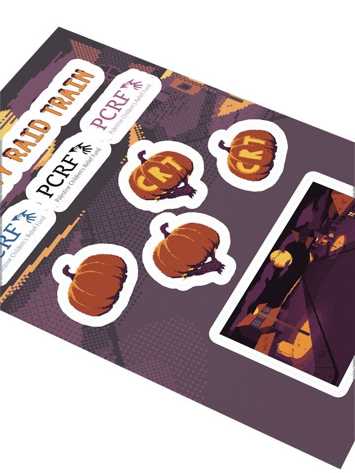 Charity Raid Train Sticker Sheet product image (2)