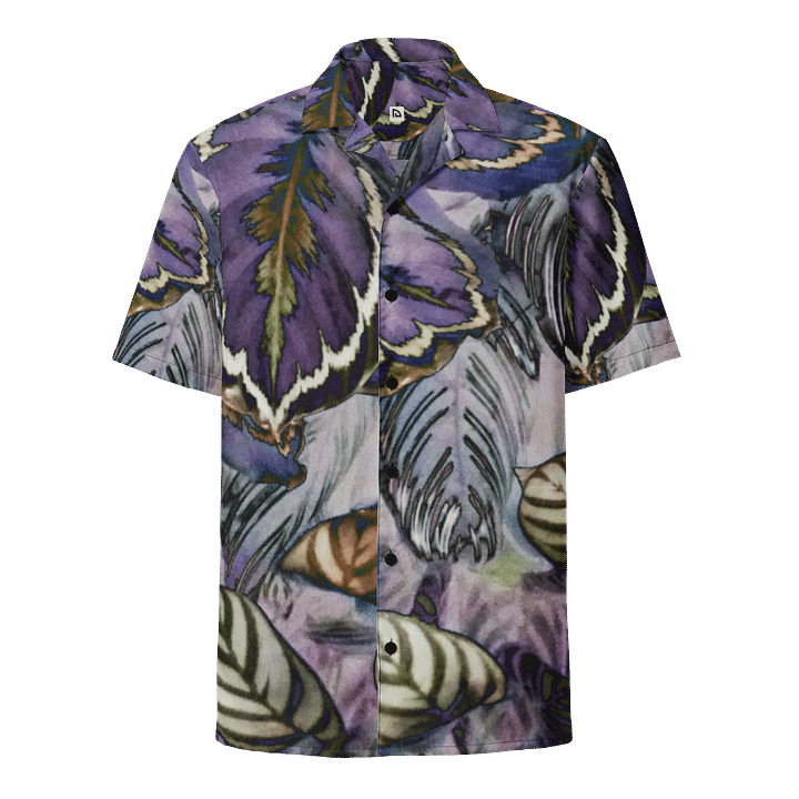 purple Leaves Hawaiian Shirt product image (1)