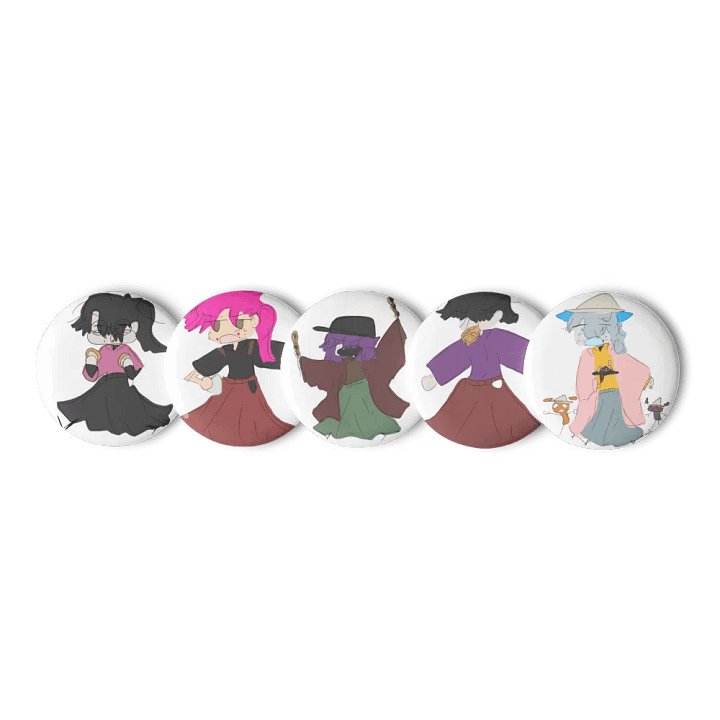 Moon Savers pin buttons Spring. product image (2)