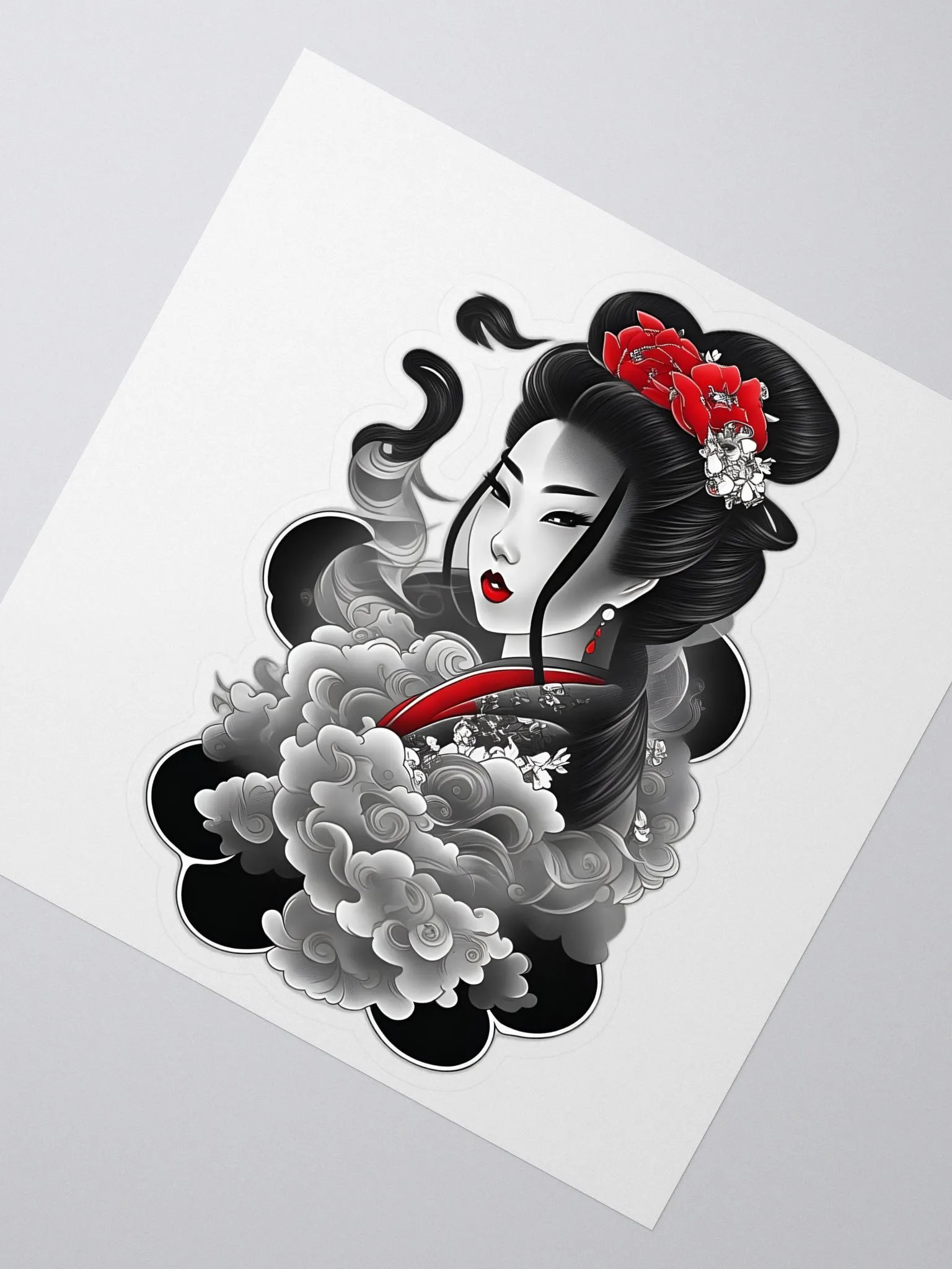 Geisha Girl Sticker product image (2)