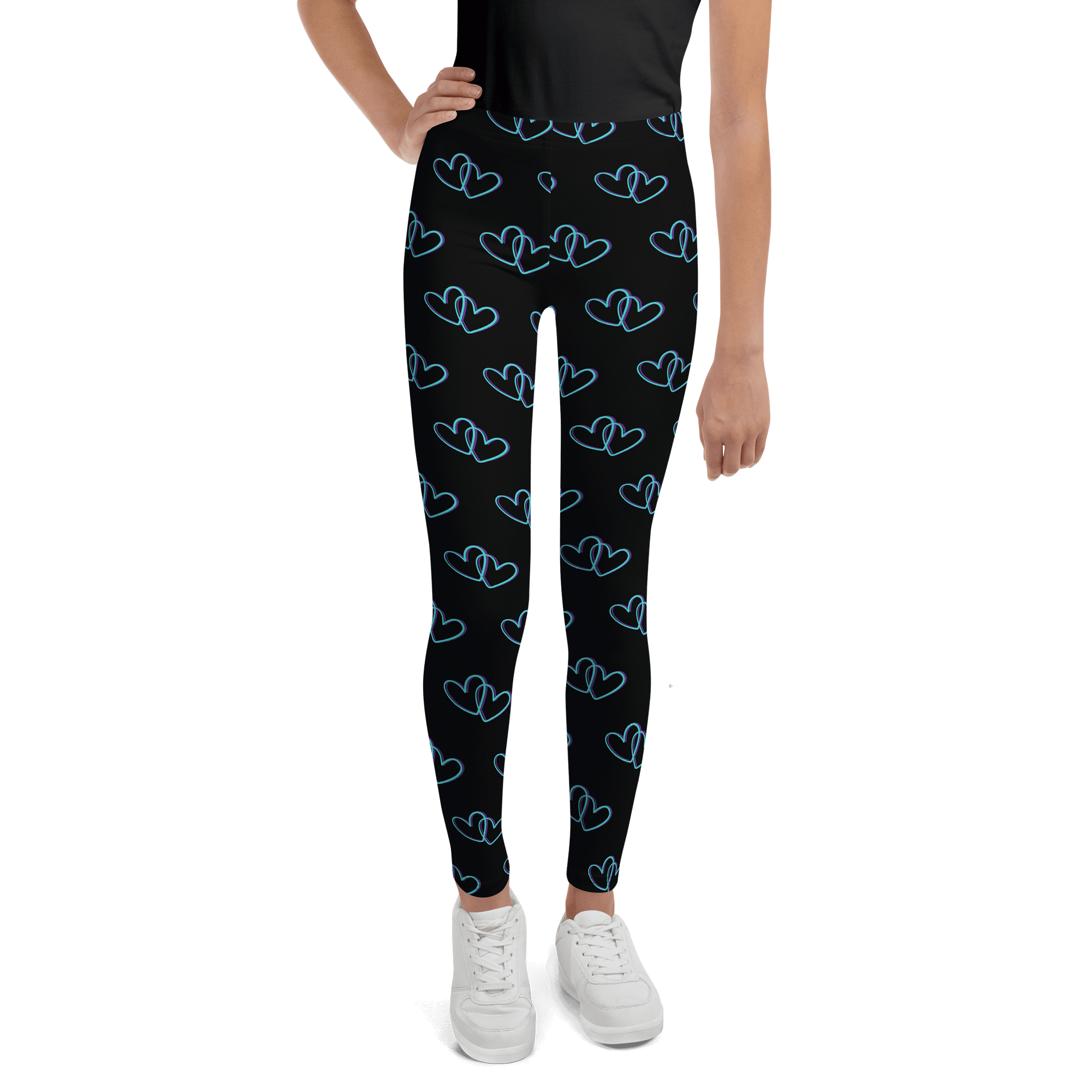 Black Heart Youth Leggings product image (1)