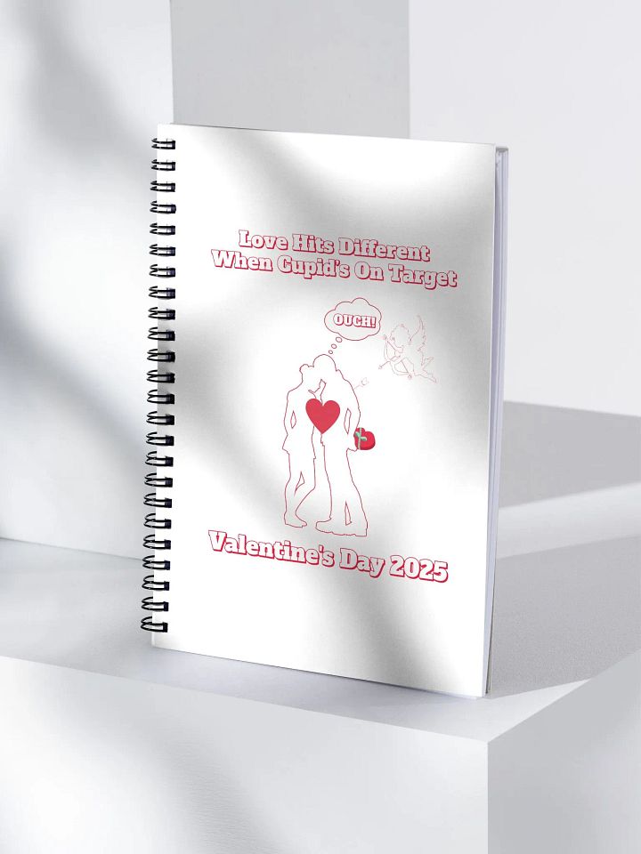 When Cupid's On Target Spiral Notebook product image (2)