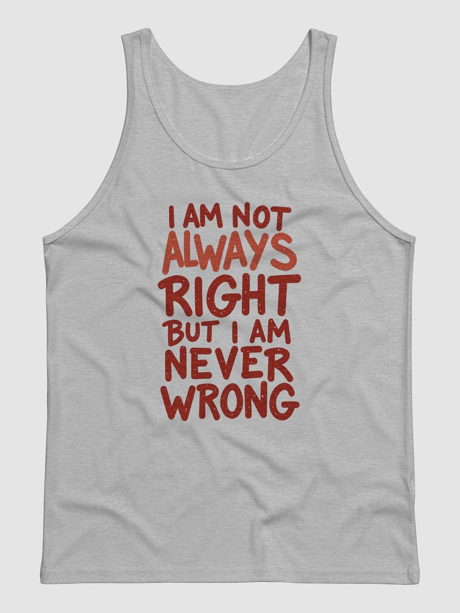 Never Wrong Tank product image (3)