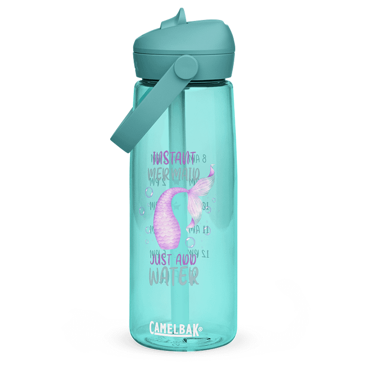 Instant Mermaid Flip Straw Water Bottle product image (1)