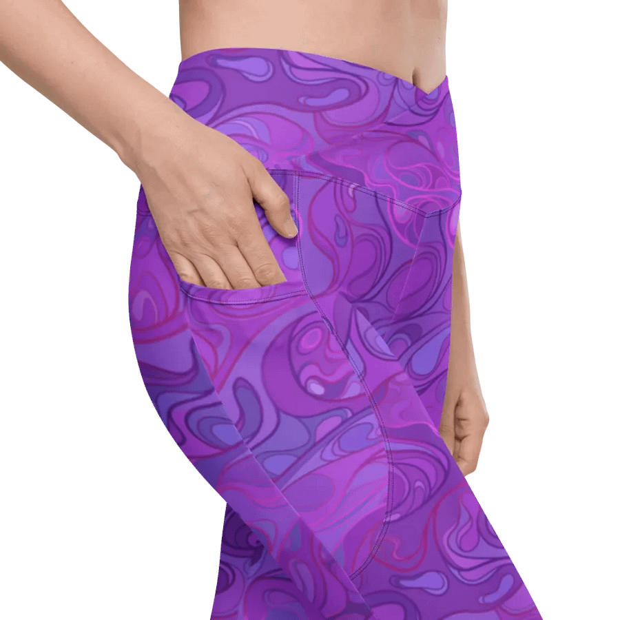 PURPLE SWIRL - Leggings product image (8)
