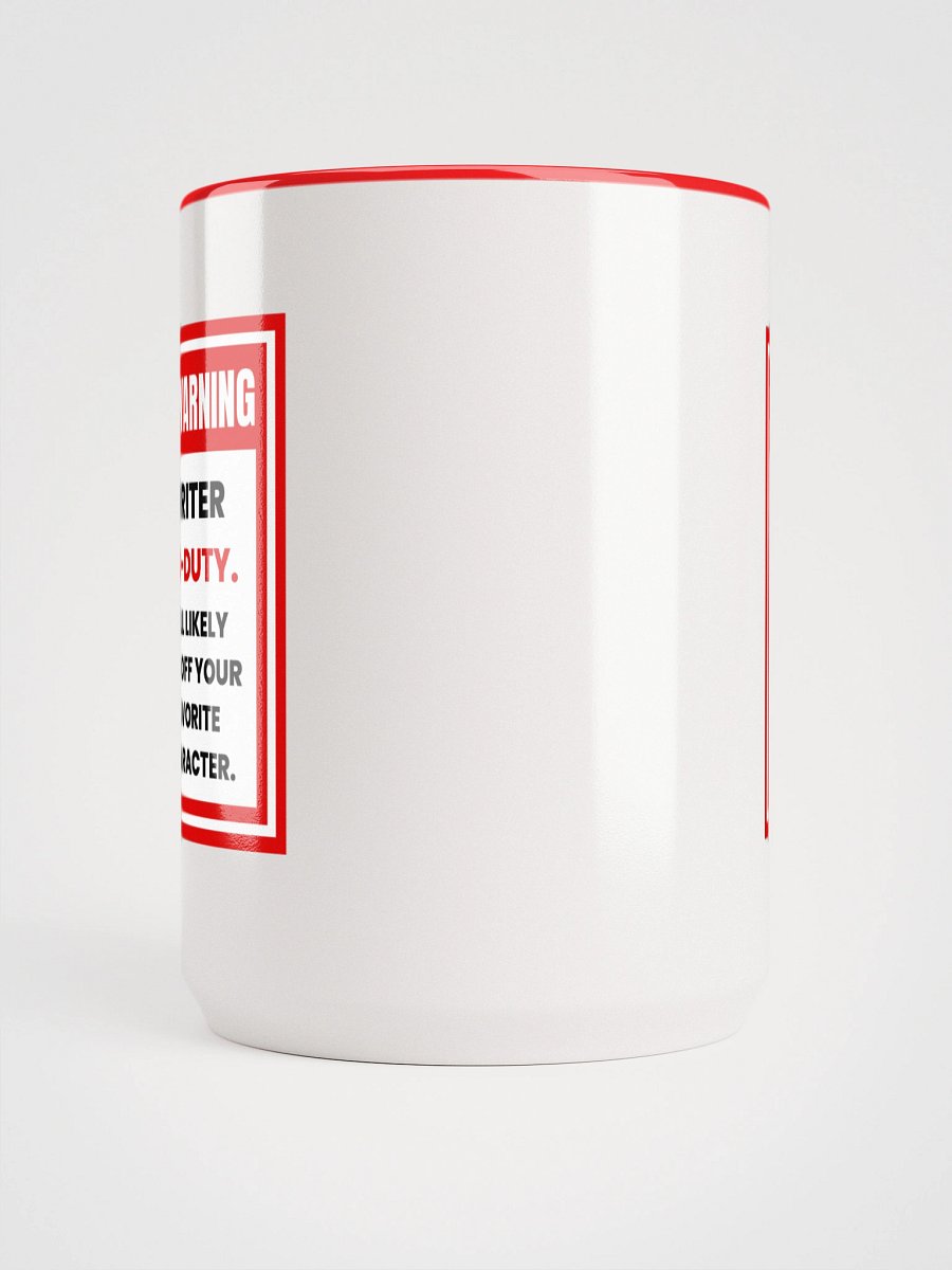 Writer On-Duty Warning Ceramic Mug product image (5)