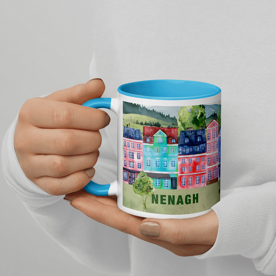 Nenagh: Turquoise mug product image (3)