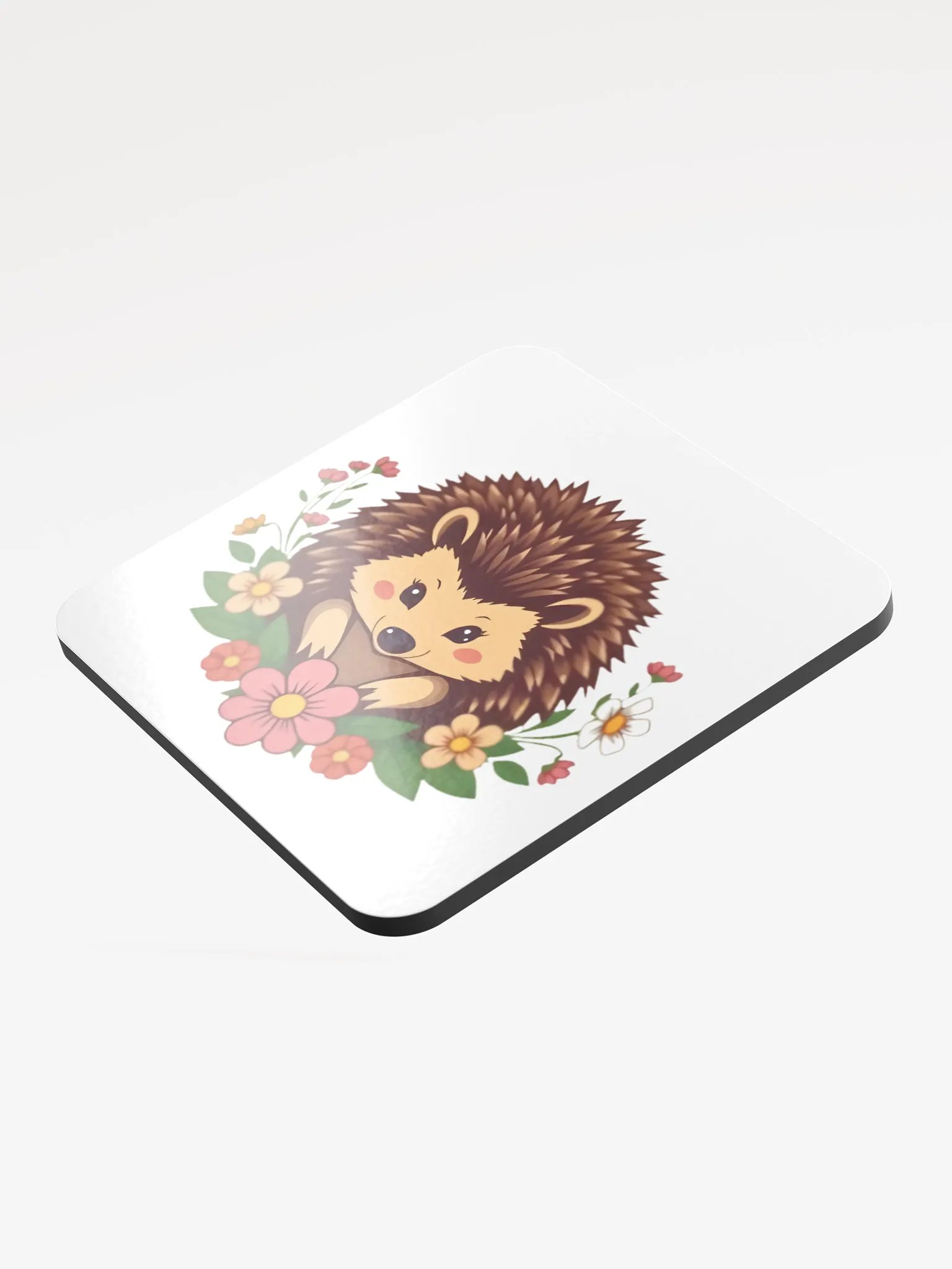 Floral Hedgehog Cork Coaster product image (3)