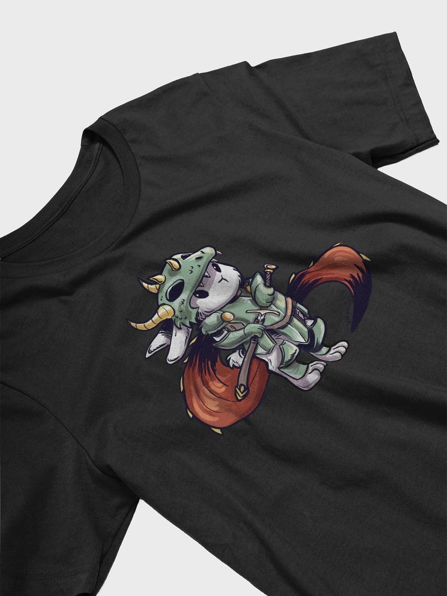 Bunny Knight in Dragon Armor Sticker - Whimsical Fantasy Decal product image (3)
