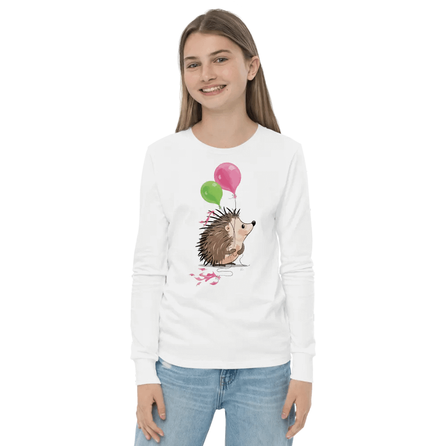 Hedgehog and balloons product image (2)