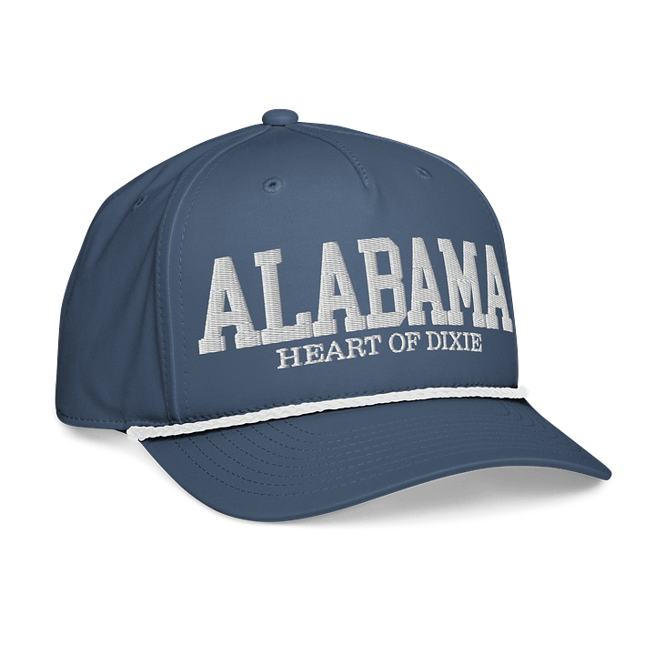 Alabama Heart of Dixie Embroidered Classic Golf Rope Cap product image (6)