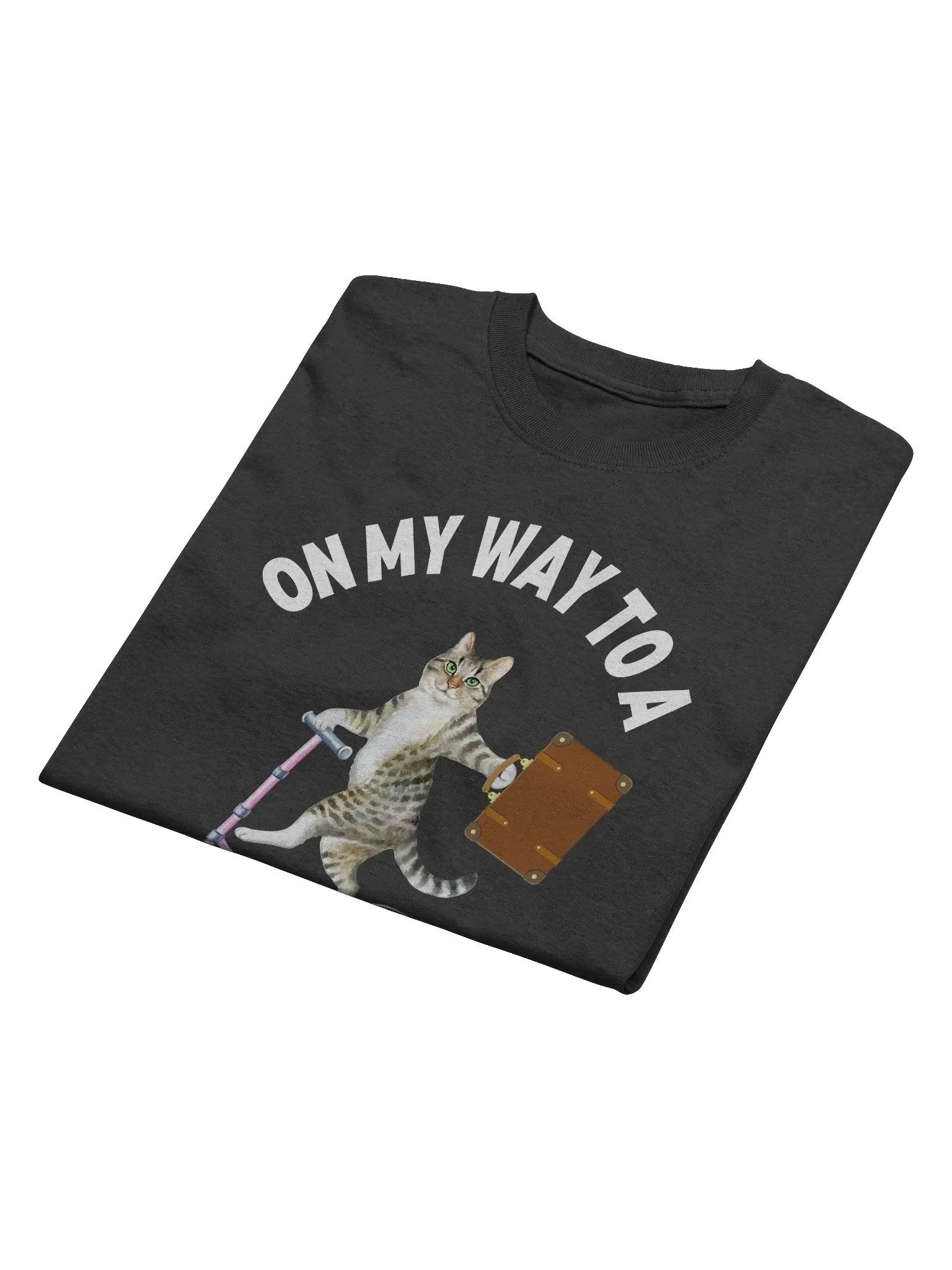 On My Way To a Mental Breakdown Cat T-Shirt product image (6)