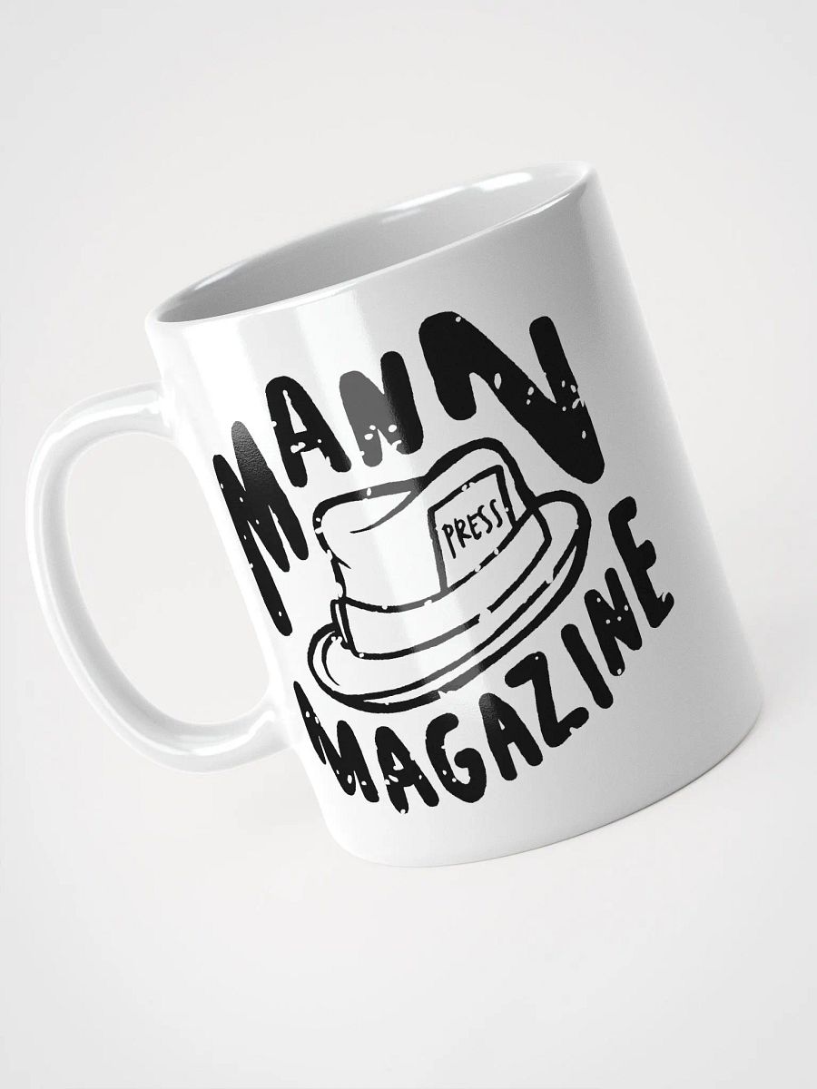 MANN Magazine Press Hat White Coffee Mug product image (3)